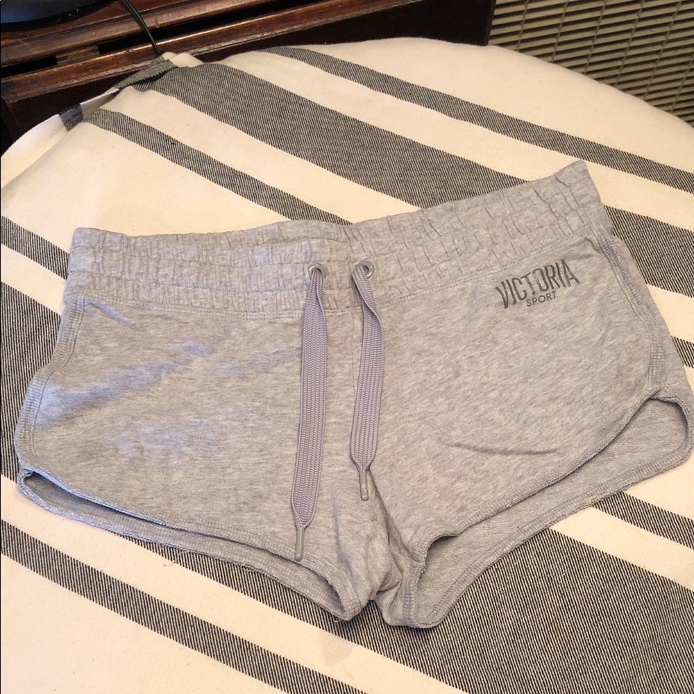 Women's Gray Drawstring Shorts